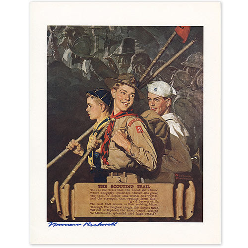The Scouting Trail Signed Print