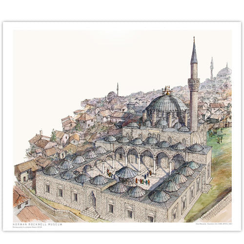 David Macaulay: Mosque Signed Print