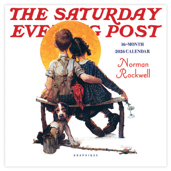 Saturday Evening Post Mini 16 Month 2026 Calendar – Norman