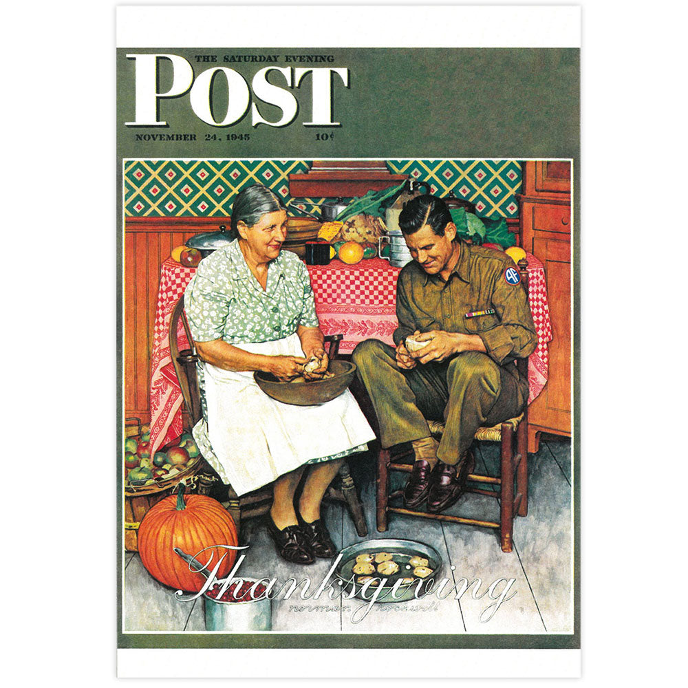 Home for Thanksgiving Postcard