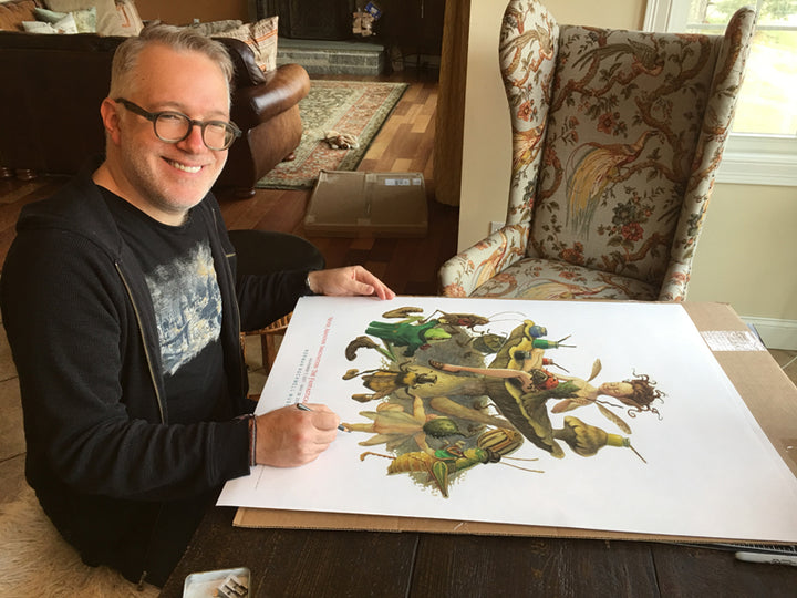 Autographed: The Little Artist Print by Tony DiTerlizzi
