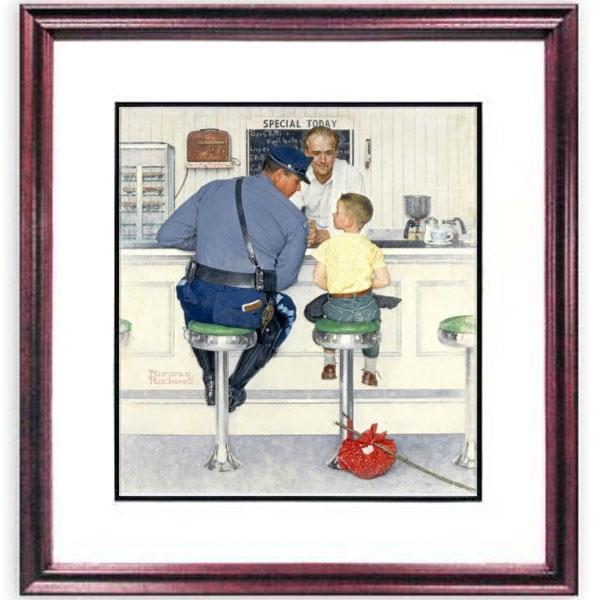 Norman Rockwell 額装アート The Runaway - Framed Offset Print - 12x15.5 – Norman Rockwell