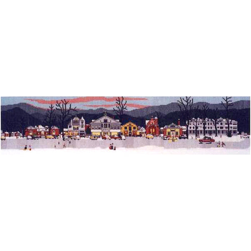 Main Street Stockbridge at Christmas Counted Cross Stitch Kit