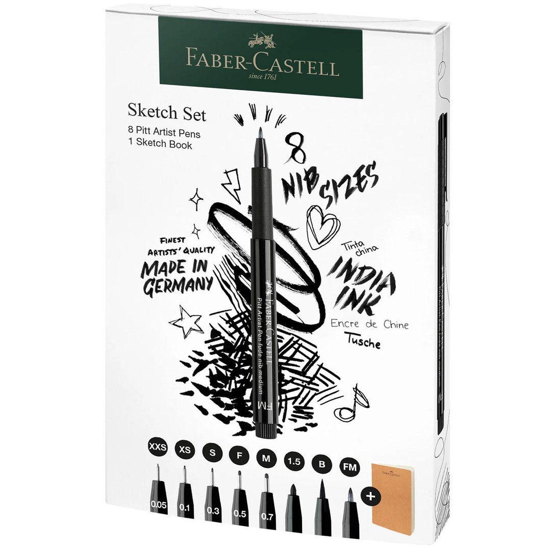 Pitt Artist Pen Sketchbook Set