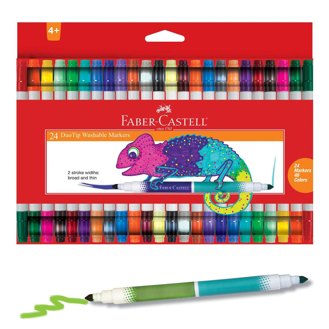 24 Duo Tip Washable Markers