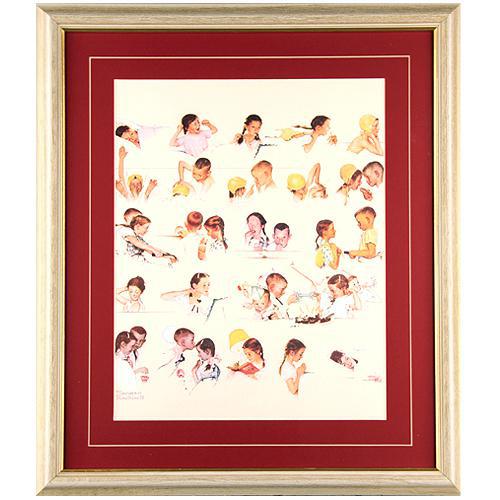 Day in the Life of a Girl 21 x 17 Framed Offset Print