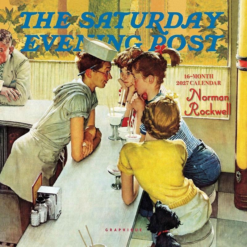 Norman Rockwell 2027 16-Month Mini Wall Calendar