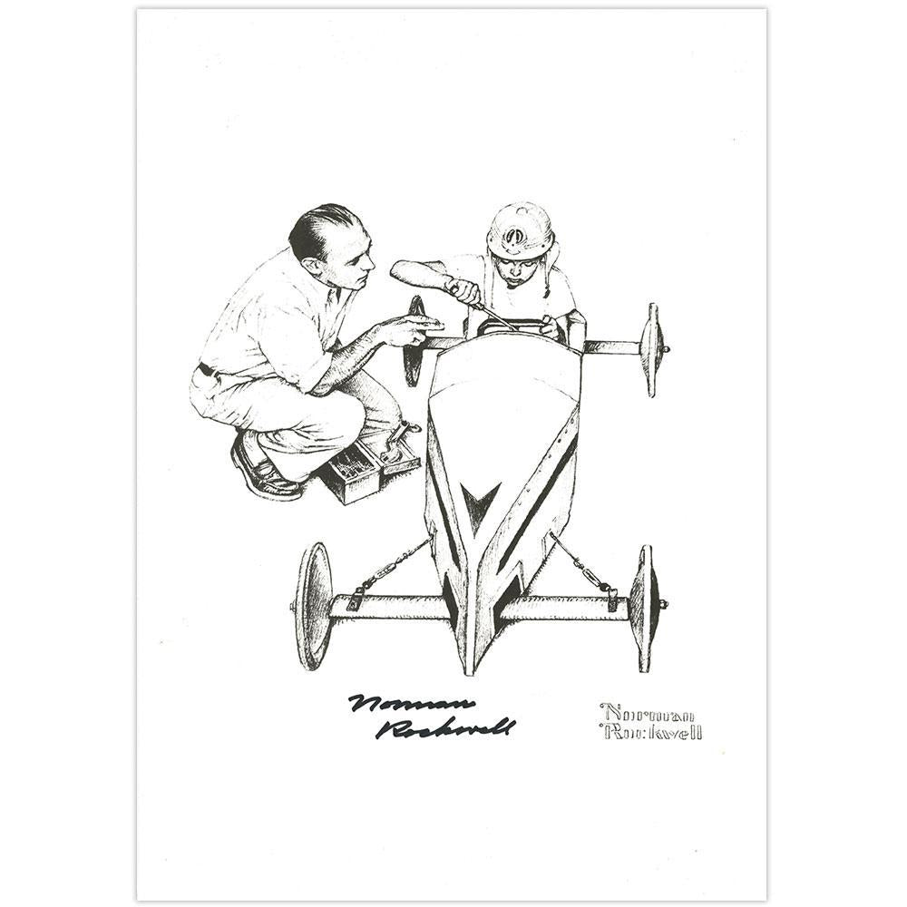 Soap Box Derby Signed Print