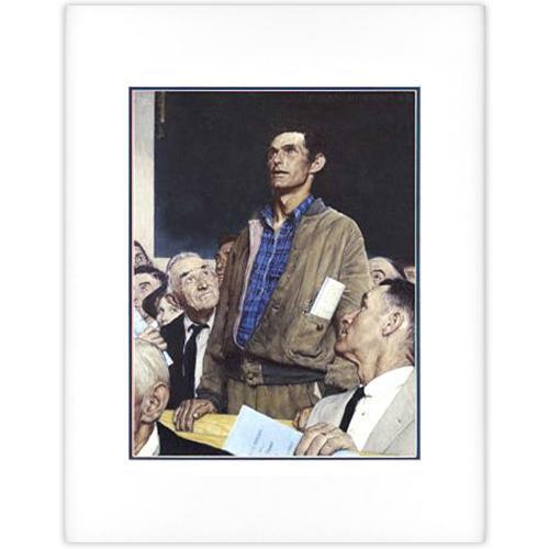 Freedom Of Speech - Matted Offset - 11x14