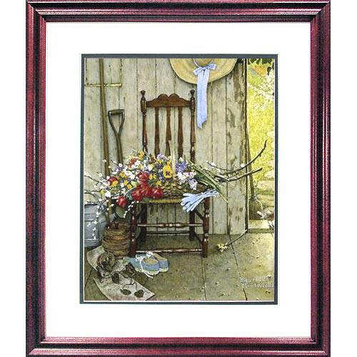 Spring Flowers 17 x 19 Framed Offset Print