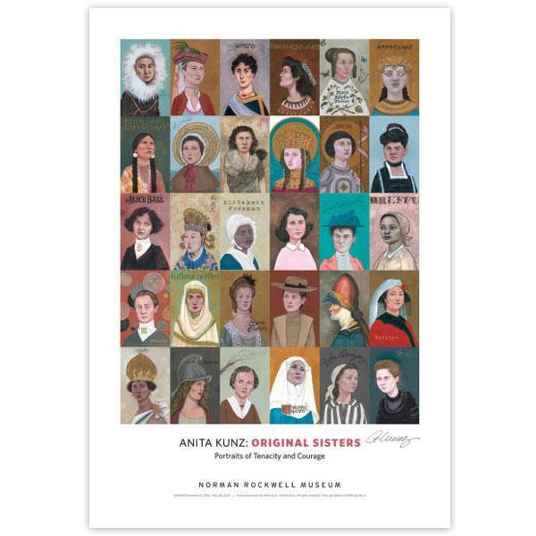 Original Sisters Signed Giclee Print by Anita Kunz