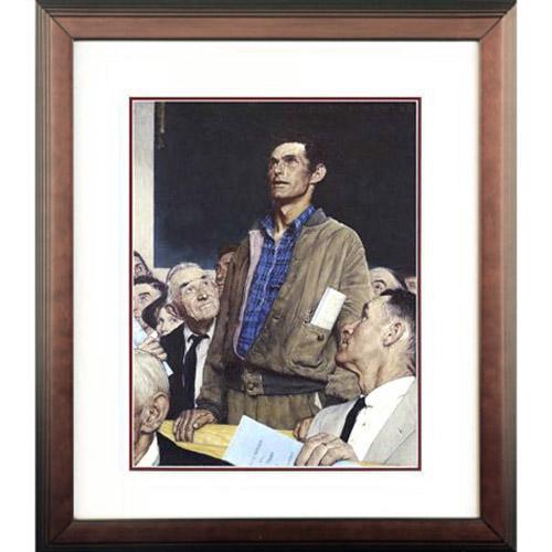 Freedom of Speech 19 x 22 Framed Offset Print