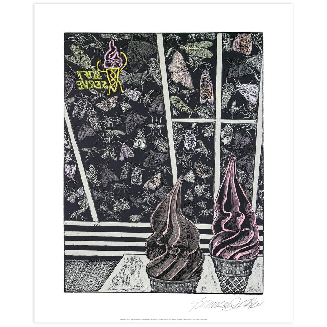 Inhabitants Went for Dessert Signed Giclee Print by Frances Jetter
