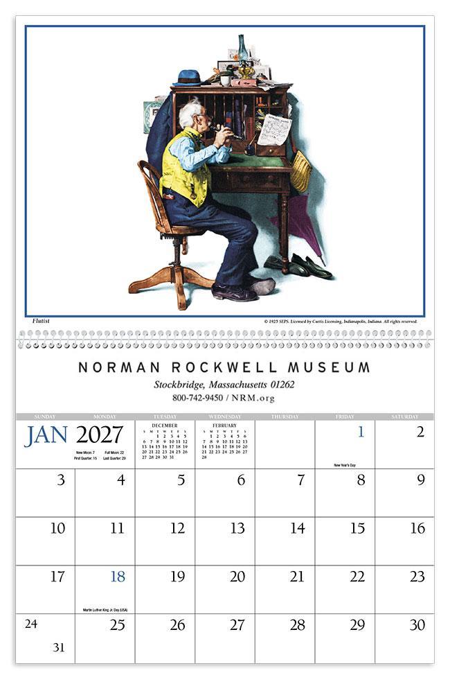 Norman Rockwell 2027 Appointment Calendar