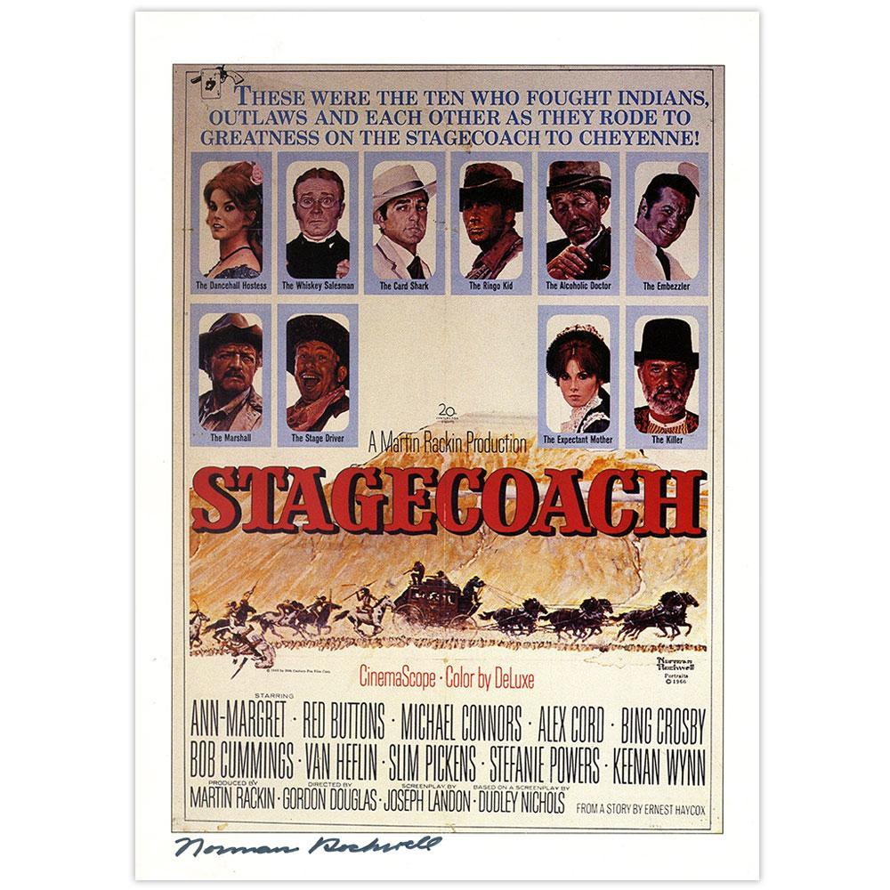Stagecoach Signed Print