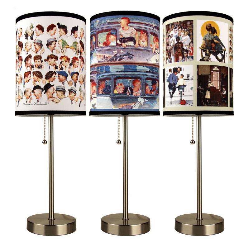 Norman Rockwell Table Lamp