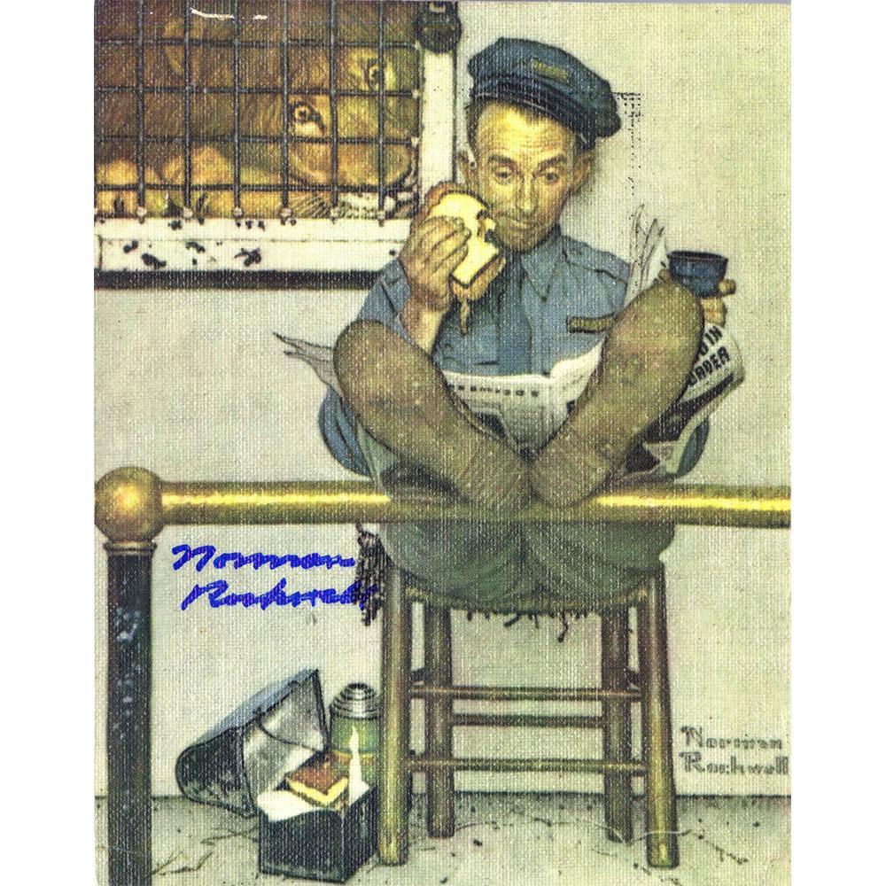 Lion and His Keeper Signed Print