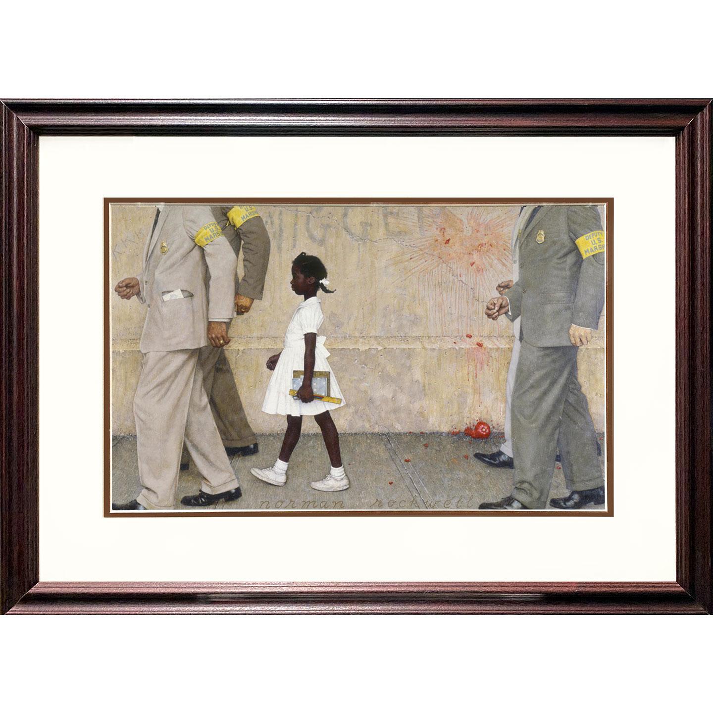The Problem We All Live With - Framed Offset Print - 15x20