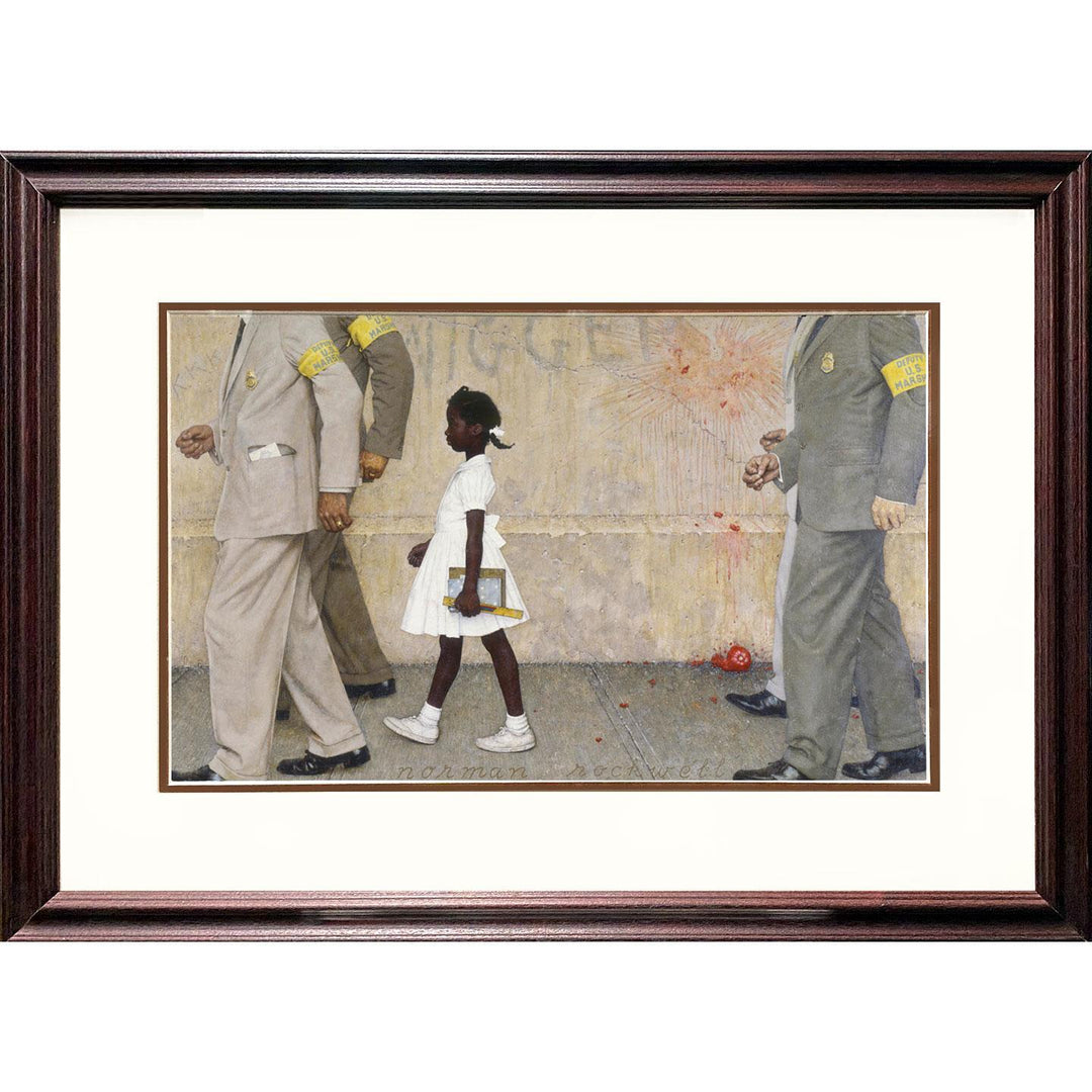 The Problem We All Live With - Framed Offset Print - 15x20