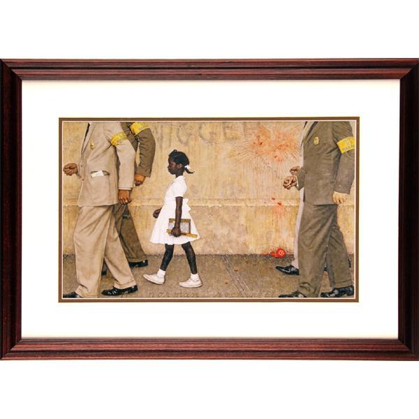 Problem We All Live With 20 x 14.5 Framed Offset Print