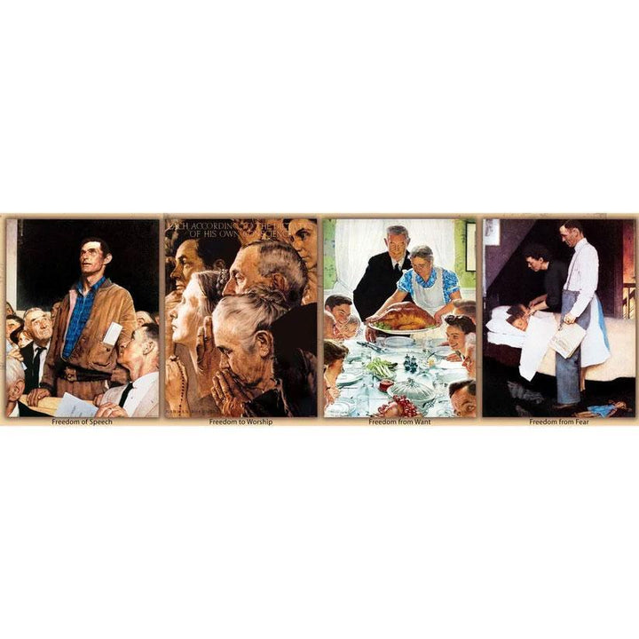 Four Freedoms 1000 Piece Puzzle
