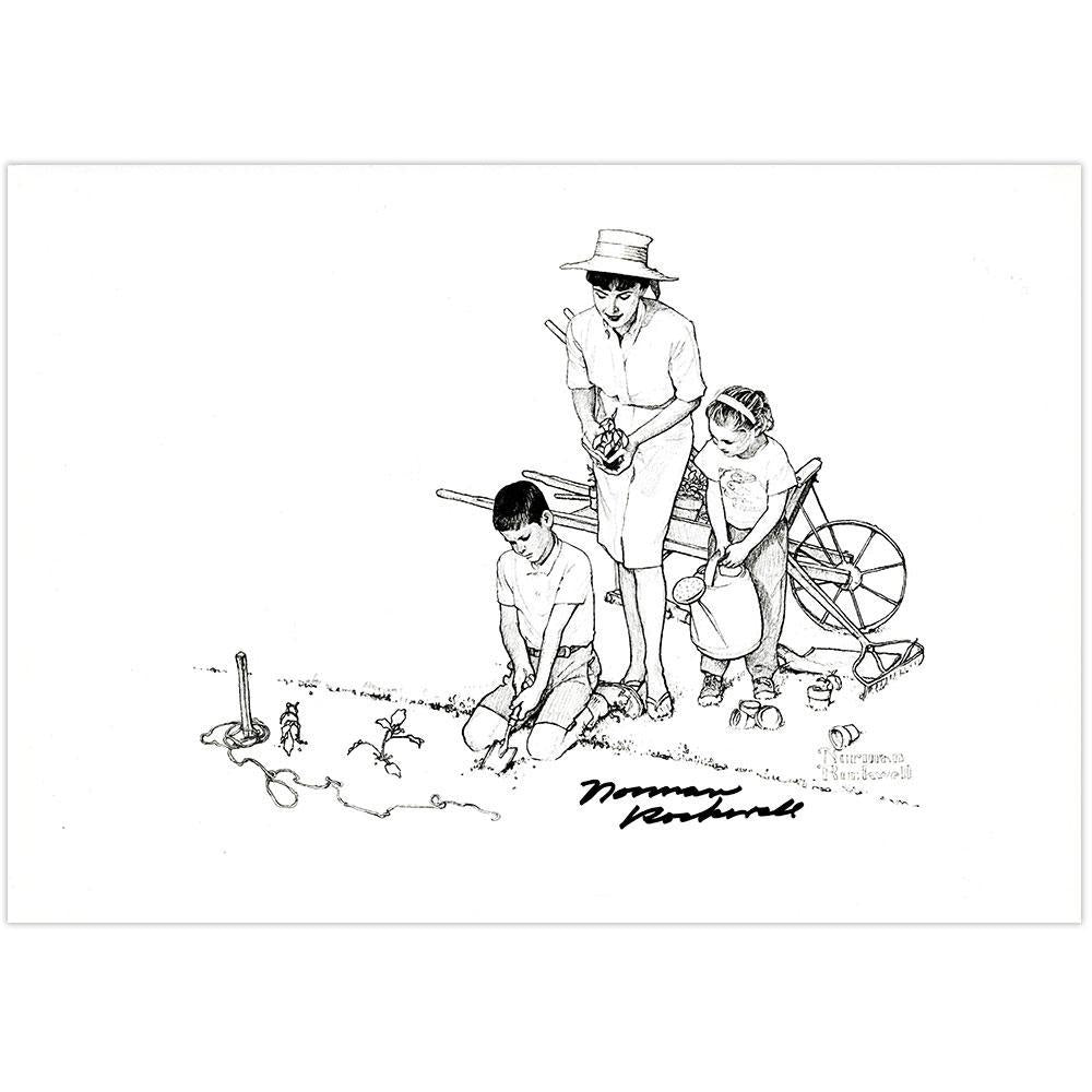 Planting the Garden Signed Print
