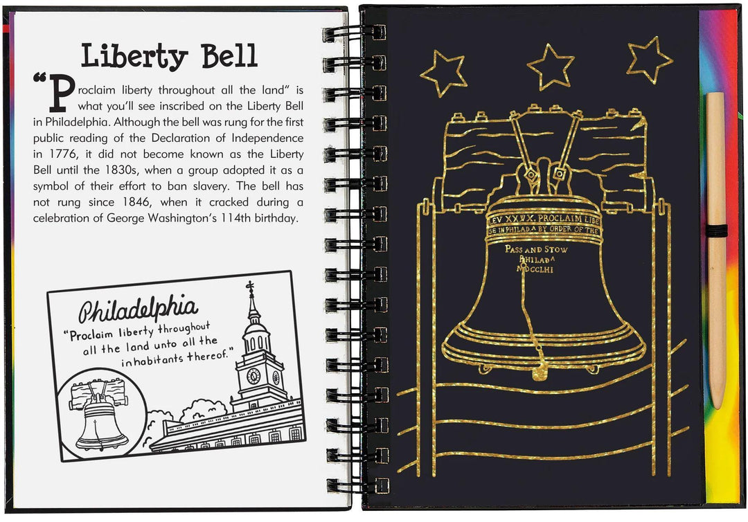 Scratch and Sketch America: An Art Activity Book