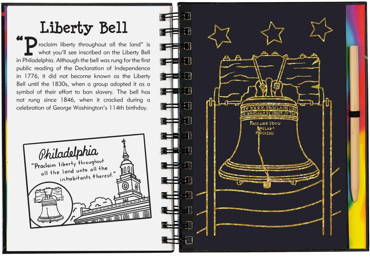 Scratch and Sketch America: An Art Activity Book