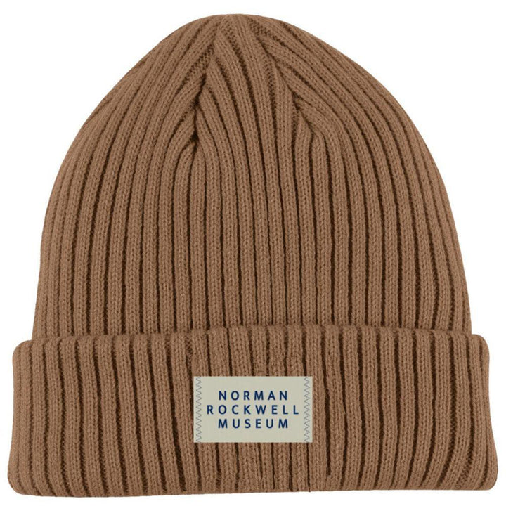 Rib Knit Museum Logo Beanie