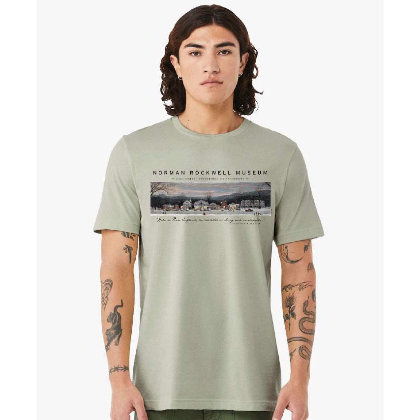 Stockbridge Main Street at Christmas T-Shirt