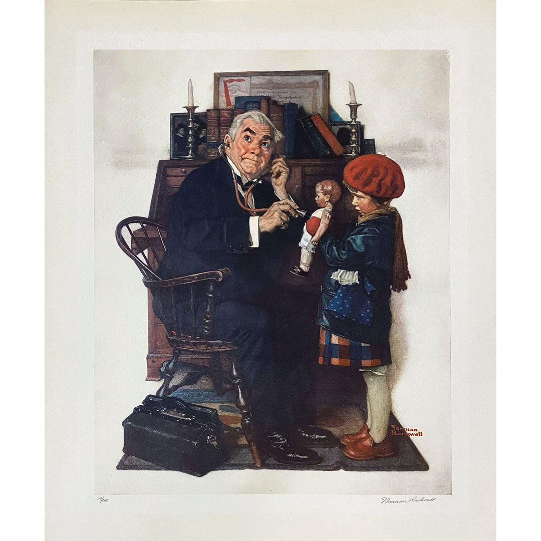 Doctor and Doll Signed Print