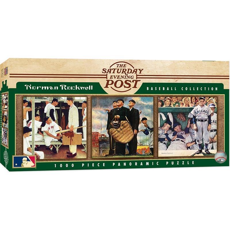Baseball Collection 1000 Piece Panoramic Puzzle