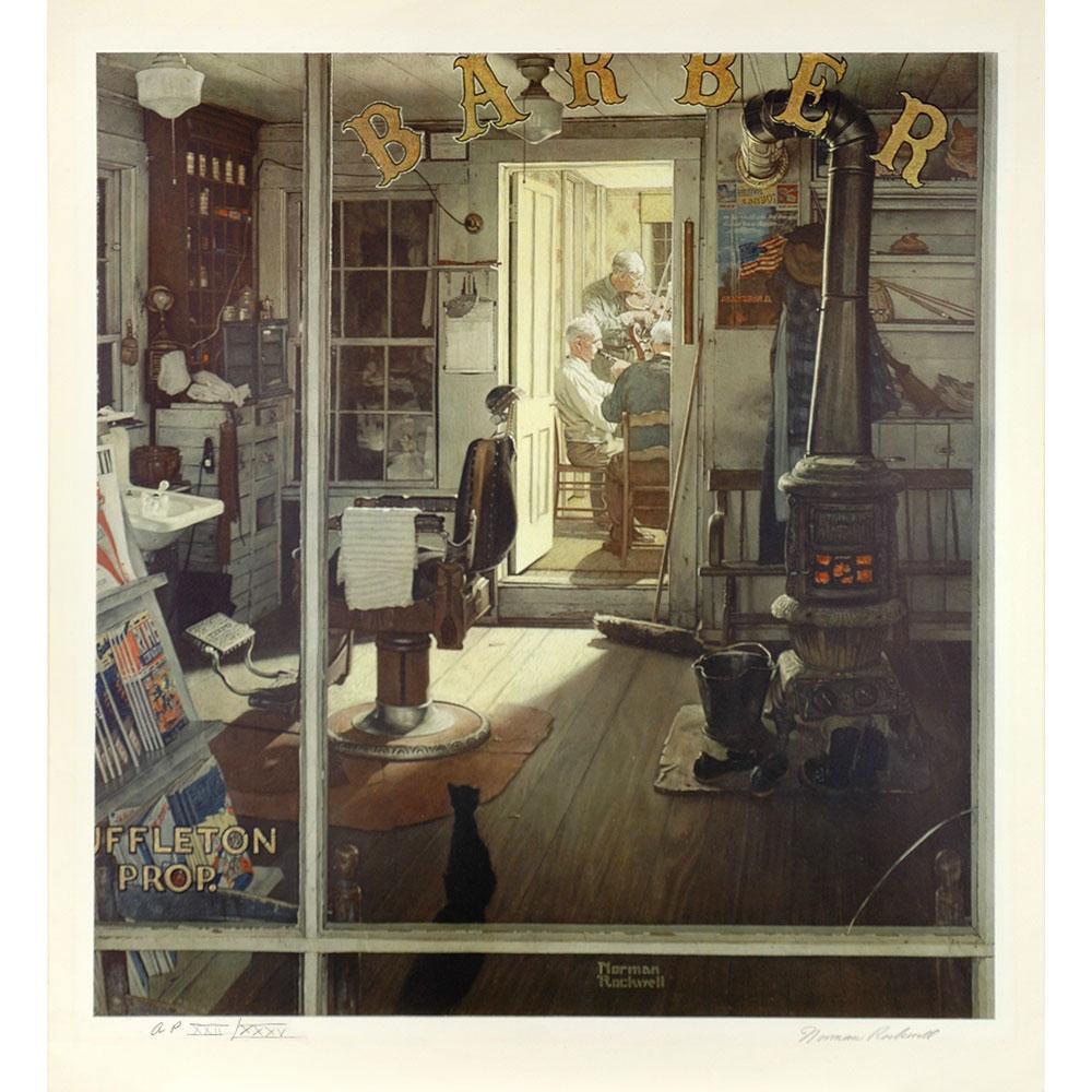 Shuffleton’s Barbershop Signed Artist Proof