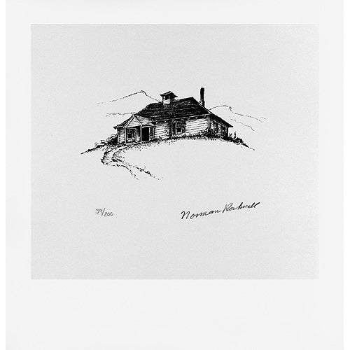 The Schoolhouse Building Signed Print
