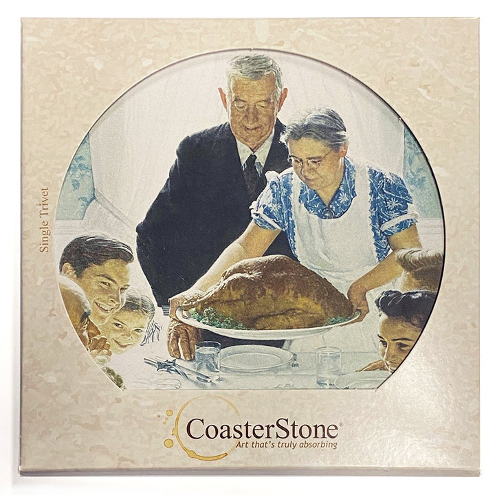 Freedom From Want Sandstone Trivet