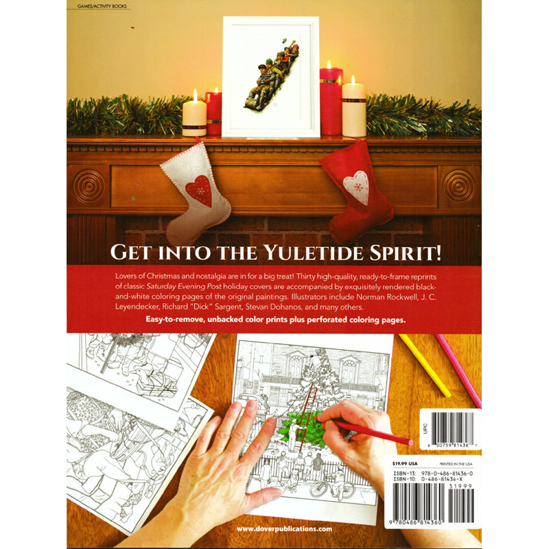 The Saturday Evening Post Christmas Treasury Coloring Book
