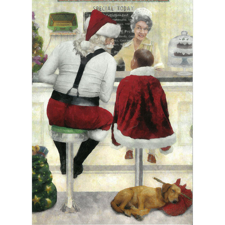 Box of 12 Norman Rockwell Inspired Holiday Cards