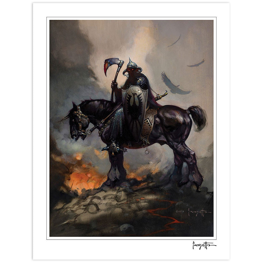 Death Dealer Print by Frank Frazetta