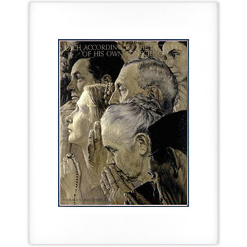 11X14 Freedom of Worship Matted Print