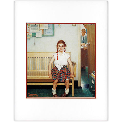 The Young Lady with the Shiner 14" x 18" Matted Print