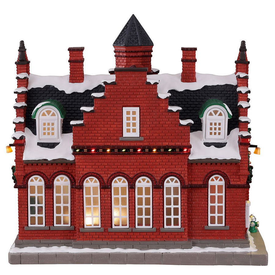 Norman Rockwell Town Offices Christmas on Main Street Stockbridge