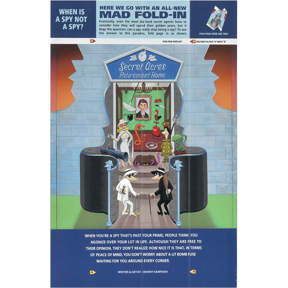 MAD Exhibition Fold-In Postcard: Spy vs. Spy