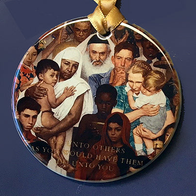 Norman Rockwell Ceramic Ornament