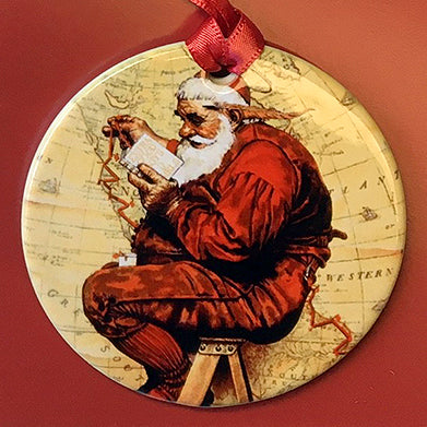 Norman Rockwell Ceramic Ornament