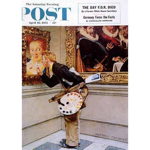 Art Critic Postcard