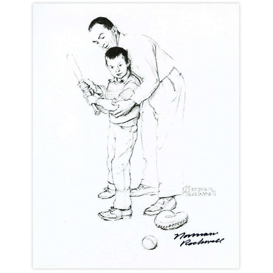 Little Leaguer Signed Print