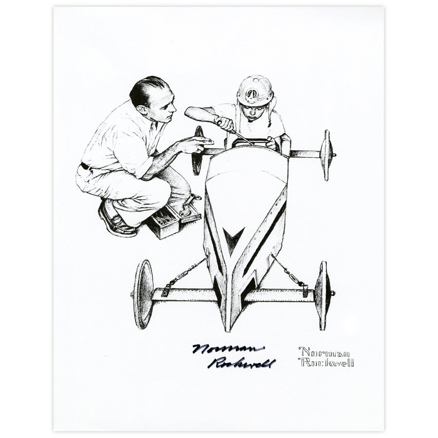 Soap Box Racer Signed Print