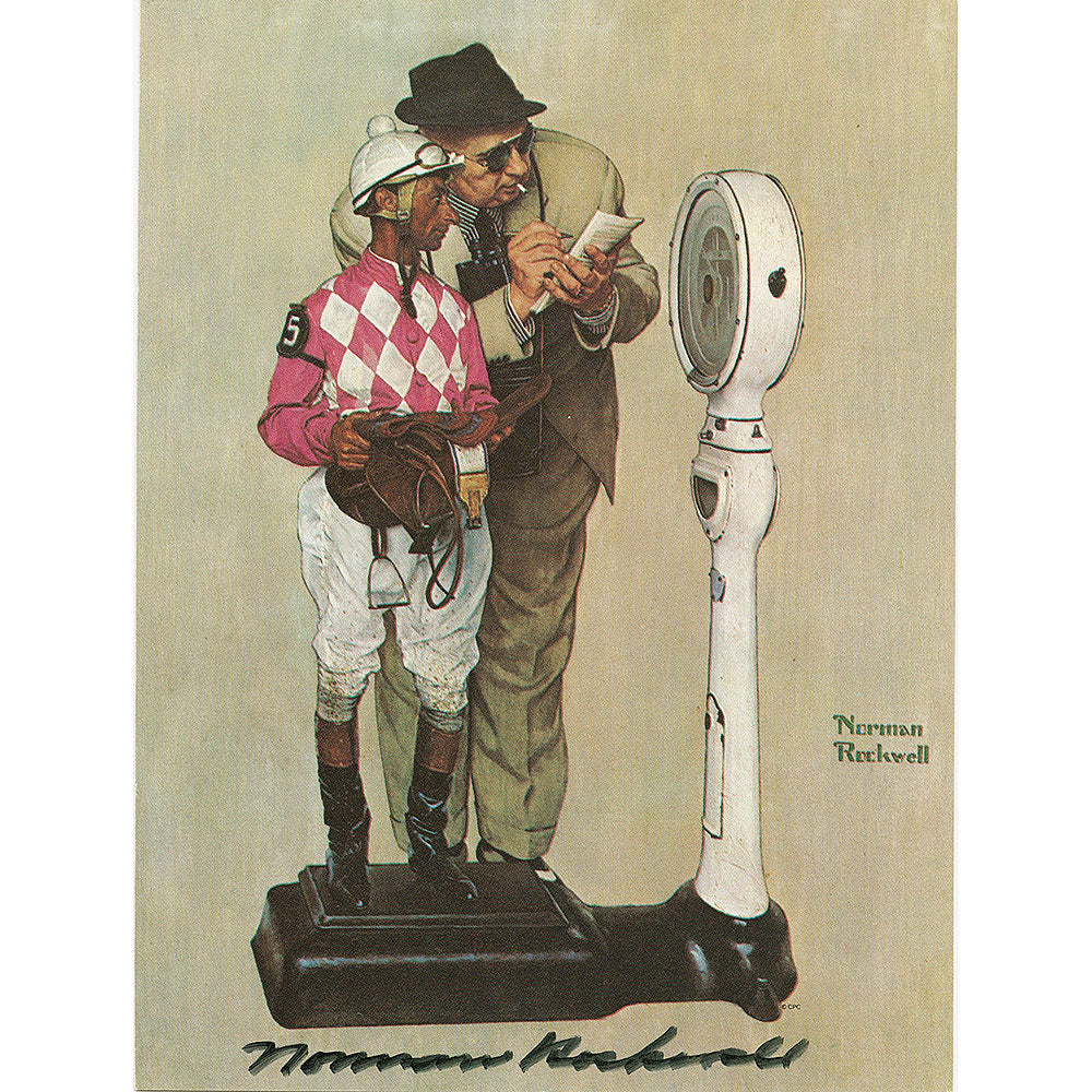 Weighing In (The Jockey) Autographed Print