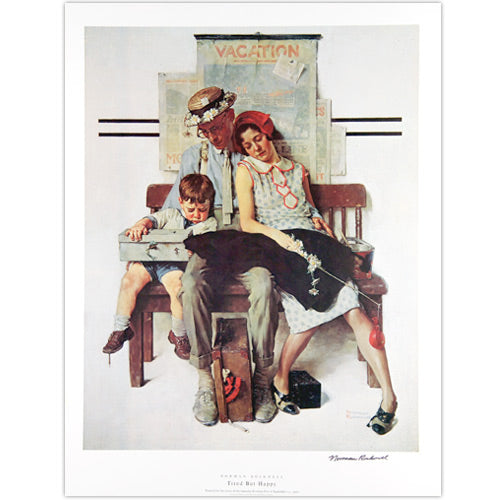 Tired But Happy Signed Print