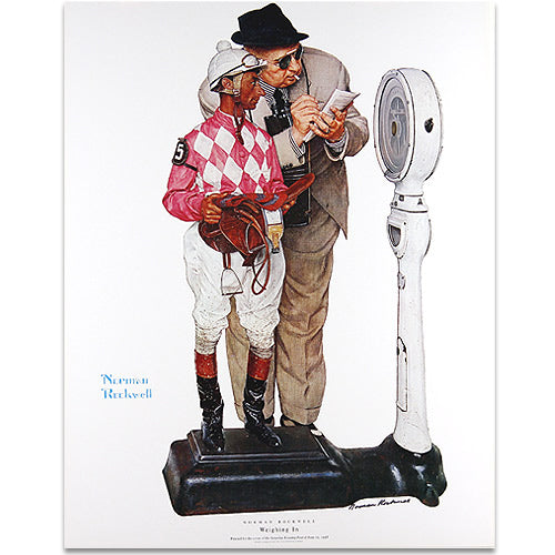 Weighing In (The Jockey) Signed Print